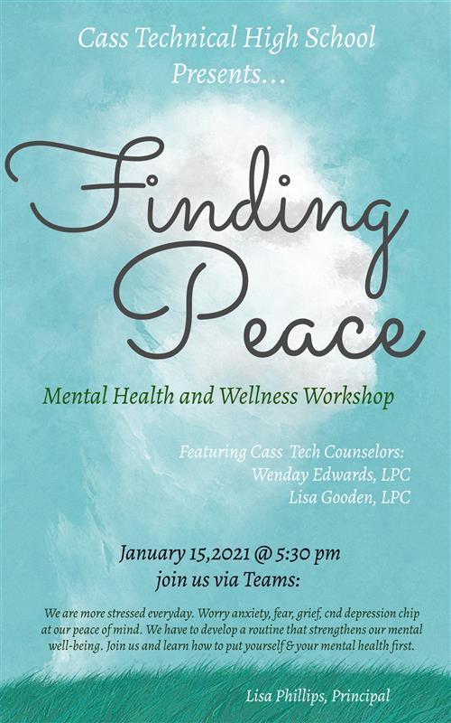 Finding Peace Workshop 